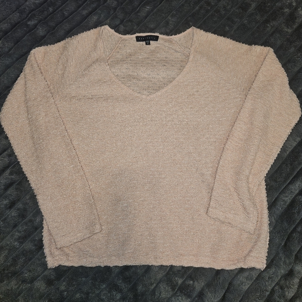 Sanctuary Light Pink Scoop Neck Sweater